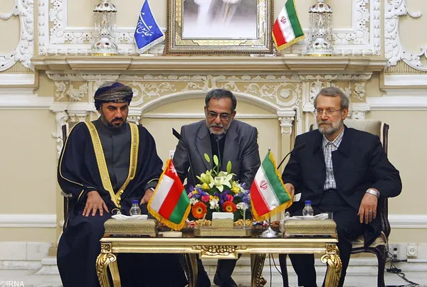 &laquo;شیخ خالد بن هلال المعاولی&raquo; رییس مجلس عمان عصر یکشنبه با علی لاریجانی رییس مجلس شورای اسلامی دیدار و گفت و گو کرد