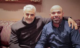 عکس: سردار سلیمانی و شهید هیثم طباطبایی