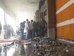 آتش‌سوزی در بازار اهواز