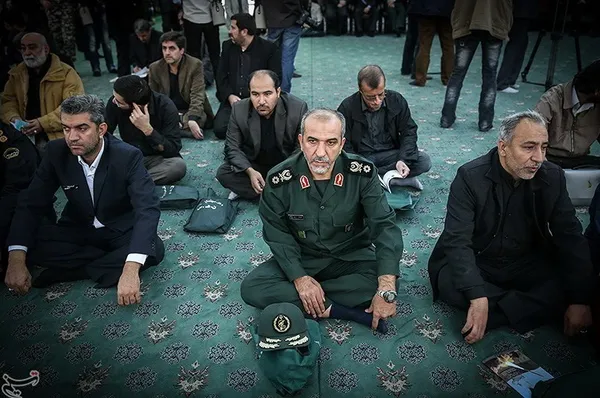 سردار عبدالله عراقی جانشین فرمانده نیروی زمینی سپاه در مراسم دومین سالگرد شهادت سرلشکر شهید حسن طهرانی مقدم