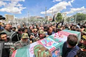 تشییع و تدفین پیکر شهید سرگرد «بهروز قدیمی»