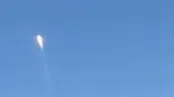 تصاویر ادعایی از تست موشک عظیم ایران