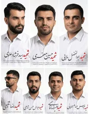 عکس: شهدای حمله آمریکا به پادگان ارتش در بمپور