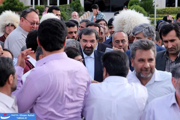 استقبال مردم گرگان از محسن رضایی