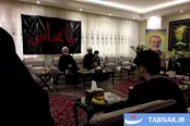عکس: دیدار رئیس قوه قضاییه با خانواده شهید علی لاریجانی در بیت شهید