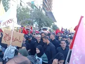 حضور وزیر اقتصاد در تشییع رهبر شهید در مشهد