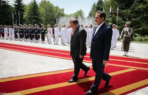 استقبال رسمی نخست وزیر پاکستان
