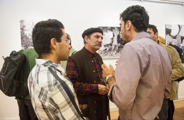 افتتاح نمایشگاه عکس &laquo;به یاد گذشته&raquo; با حضور حمید جبلی./ISNA
