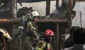انفجار و آتش‌سوزی کارخانه لوازم آرایشی در سیمین‌دشت