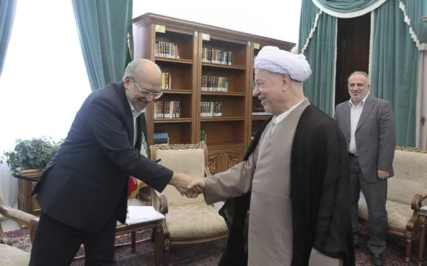 دیدار وزیر صنعت و معاونین با آیت الله هاشمی رفسنجانی/ISNA
