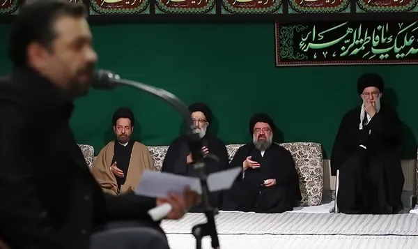 سومین شب عزاداری شهادت حضرت فاطمه (س) در حضور رهبر معظم انقلاب /Leader O W
