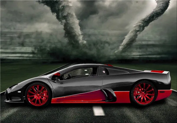 SSC Ultimate Aero  در 414 کیلومتر در ساعت آمریکایی