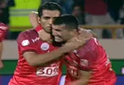 گل اول پرسپولیس در خانه گسترش فولاد