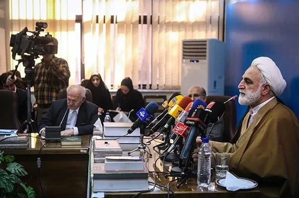 هفتاد و ششمین نشست خبری حجت الاسلام محسنی سخنگوی قوه قضاییه ظهردوشنبه با حضور نمایندگان رسانه&zwnj;ها برگزار شد./FNA
