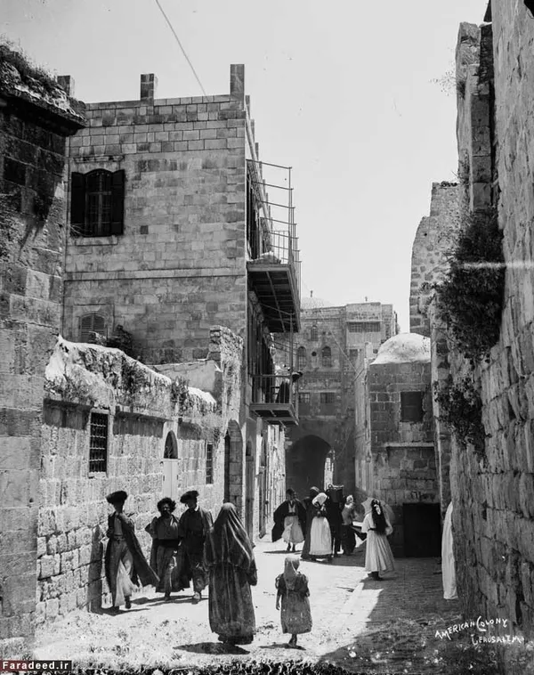 نمایی از داخل شهر بیت&zwnj;المقدس