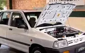 رونمایی از پراید با موتور برقی!