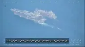 لحظات تسلیم ناو هواپیمابر آمریکا مقابل دستور سپاه پاسداران