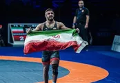 کلیپ تماشایی اتحادیه جهانی کشتی از فینال کامران قاسم‌پور