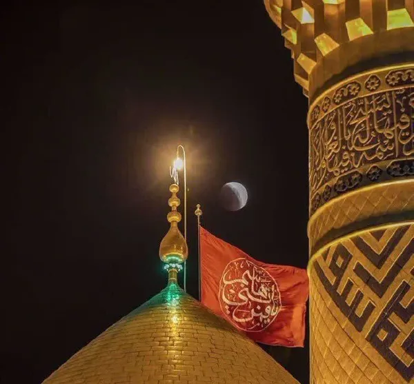  خسوف دیشب در کربلا / العالم