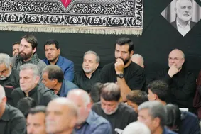 مراسم عزاداری در مشهد با حضور قالیباف و عراقچی