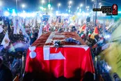 عکس: تشییع پیکر رهبر شهید انقلاب در کربلا