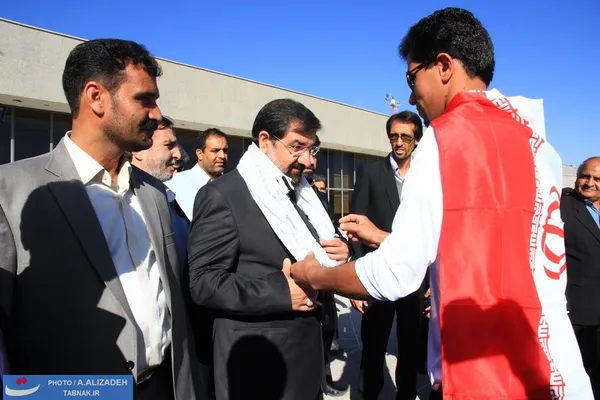 استقبال از دکتر رضایی در فرودگاه کرمان