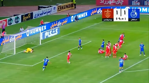 خلاصه بازی استقلال 1 - پرسپولیس 1