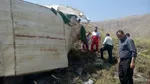 واژگونی مینی بوس در محور خوانسار-بوئین