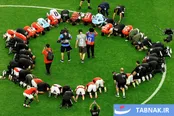 عکس: دیدار تیم های ملی مصر و استرلیا