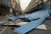 طوفان سهمگین در شمال چین / لغو صدها پرواز
