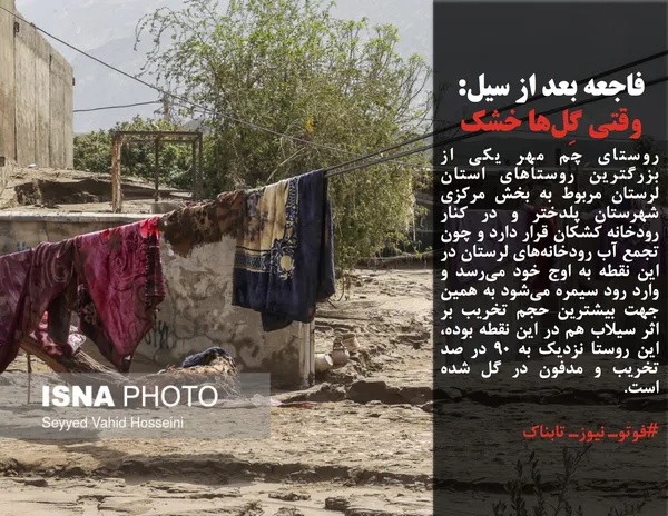 روستای چم مهر یکی از بزرگترین روستاهای استان لرستان مربوط به بخش مرکزی شهرستان پلدختر و در کنار رودخانه کشکان قرار دارد و چون تجمع آب رودخانه&zwnj;های لرستان در این نقطه به اوج خود می&zwnj;رسد و وارد رود سیمره می&zwnj;شود به همین جهت بیشترین حجم تخریب بر اثر سیلاب هم در این نقطه بوده، این روستا نزدیک به ۹۰ در صد تخریب و مدفون در گل شده است.
