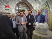 بازدید طحان‌نظیف از شعبه اخذ رای امامزاده صالح