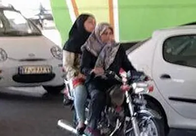 پلیس: موتورسوار خانم مجرم است!