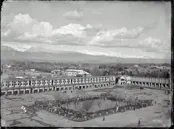 عکس زیرخاکی از نمای شمالی تهران از میدان توپخانه