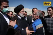 دیدار گذشته رئیسی با کارگران معدن درمحل حادثه امروز