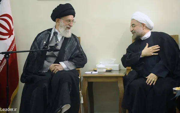 دیدار رهبر انقلاب با هیات دولت