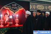 عکس: آئین خطبه‌خوانی شب عاشورا در حرم مطهر رضوی