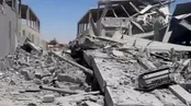 تصاویر با خاک یکسان شدن پایگاه آمریکا بر اثر حملات ایران