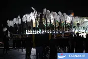 عکس: عزاداری شب تاسوعای حسینی در محله باغ فیض تهران