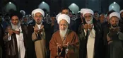 سحرگاه وداع؛ اقامه نماز آیت‌الله جوادی آملی بر پیکر آقای شهید ایران
