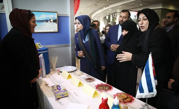 افتتاحیه بازارچه خیریه با حضور جمعی از همسران مقامات کشور/خبرگزاری دانشجو
