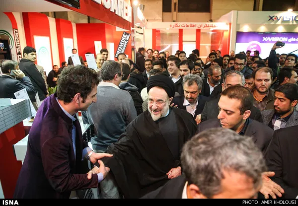  بازدید سیدمحمد خاتمی از نمایشگاه الکامپ
