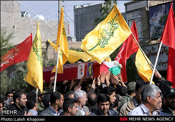 تشییع پیکر شهید سردار محمد جمالی