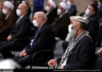 دیدار رهبری با اعضای کنفرانس وحدت