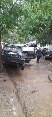 بلایی که سیل بر سر خودروها در مشهد آورد