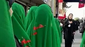 عزاداری زنان ترکیه برای امام حسین در ایام محرم