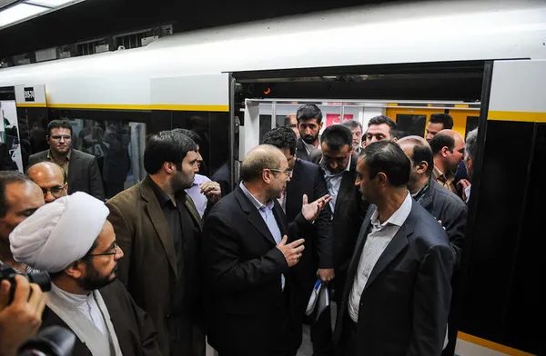 افتتاح نیمه جنوبی خط ۳ مترو تهران/ISNA
