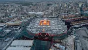 تصویر دل انگیز از طلوع خورشید در بین‌الحرمین