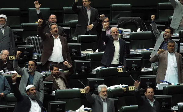 پنجمین جلسه رسیدگی به لایحه بودجه سال ۱۳۹۳ کل کشور روز شنبه با حضور اکثریت نمایندگان مجلس و به ریاست علی لاریجانی رییس مجلس برگزار شد/ایرنا
