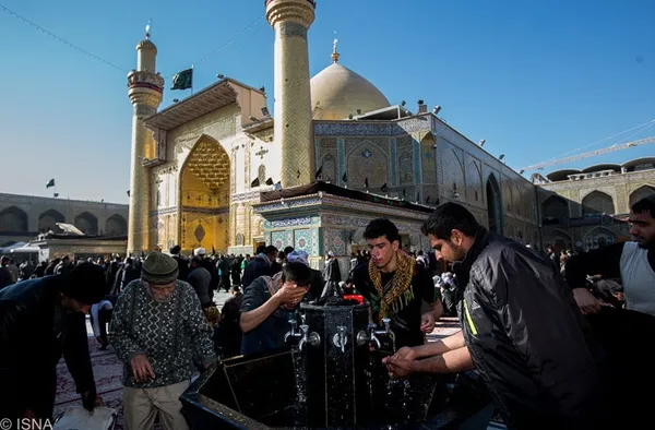 حرم امیرالمومنین در یک روز مانده به اربعین